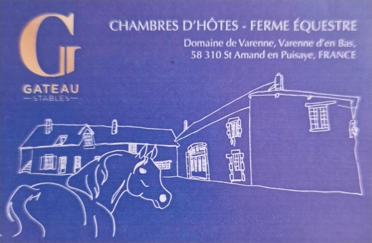 Ferme Equestre & Chambres D'Hotes Gateau Stables Proche Guedelon Saint-Amand-en-Puisaye Экстерьер фото