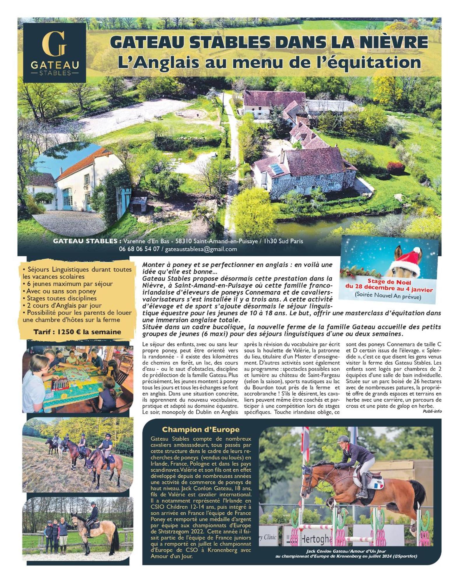 Ferme Equestre & Chambres D'Hotes Gateau Stables Proche Guedelon Saint-Amand-en-Puisaye Экстерьер фото